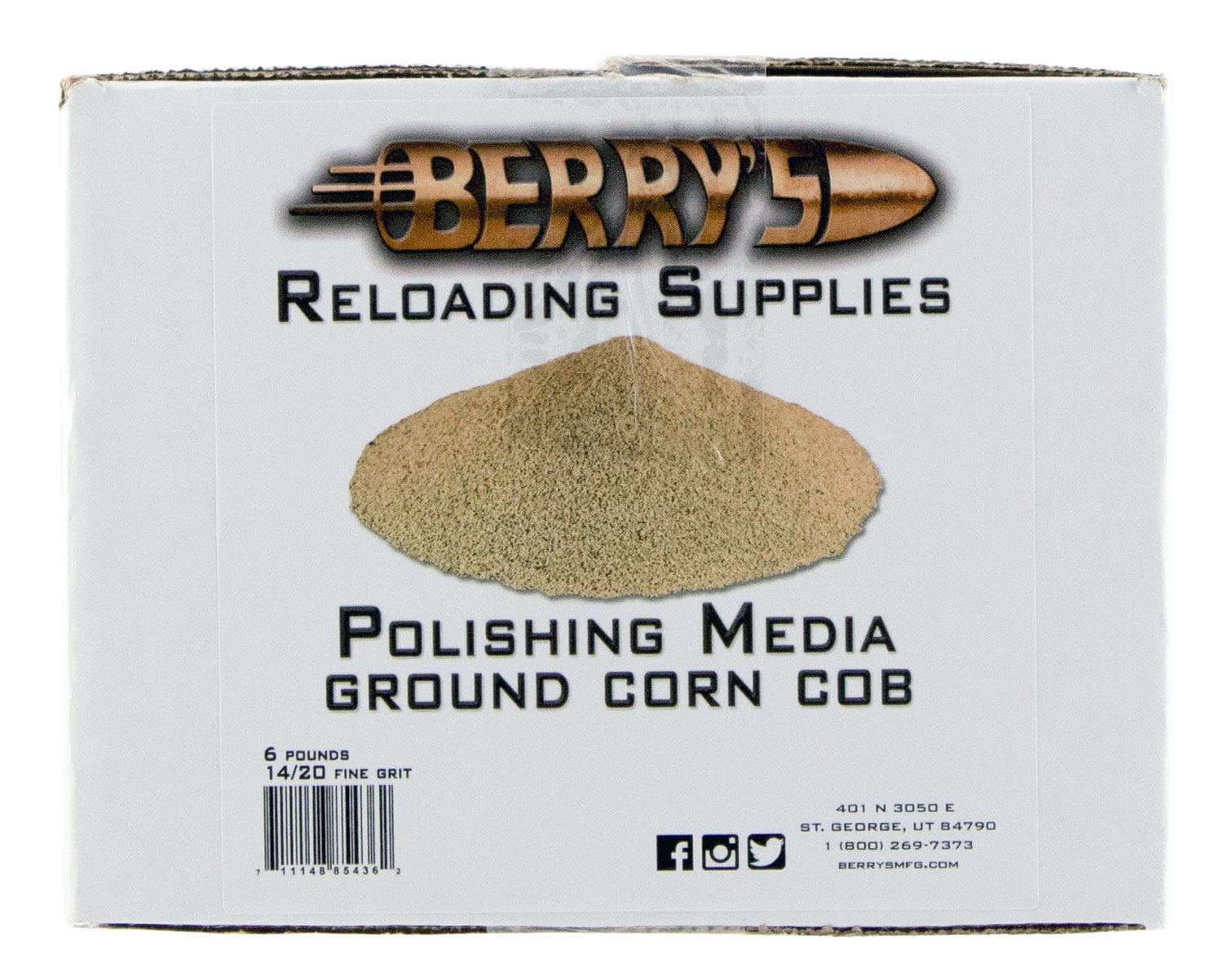 Berrys Bullets Corn Polish Media, 6 lb - 85436