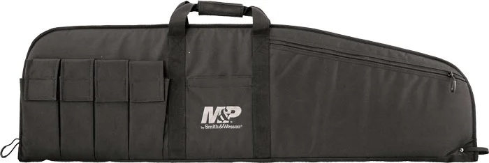 S M DUTY SERIES GUN CASE - SMALL 40" W/AR MAG POUCHES BLK