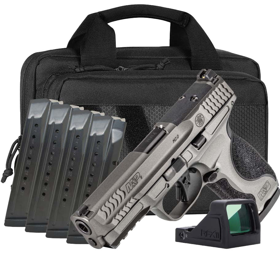 SW M&P9 M2.0 Metal 9mm Gray Bundle with Reflex Sight
