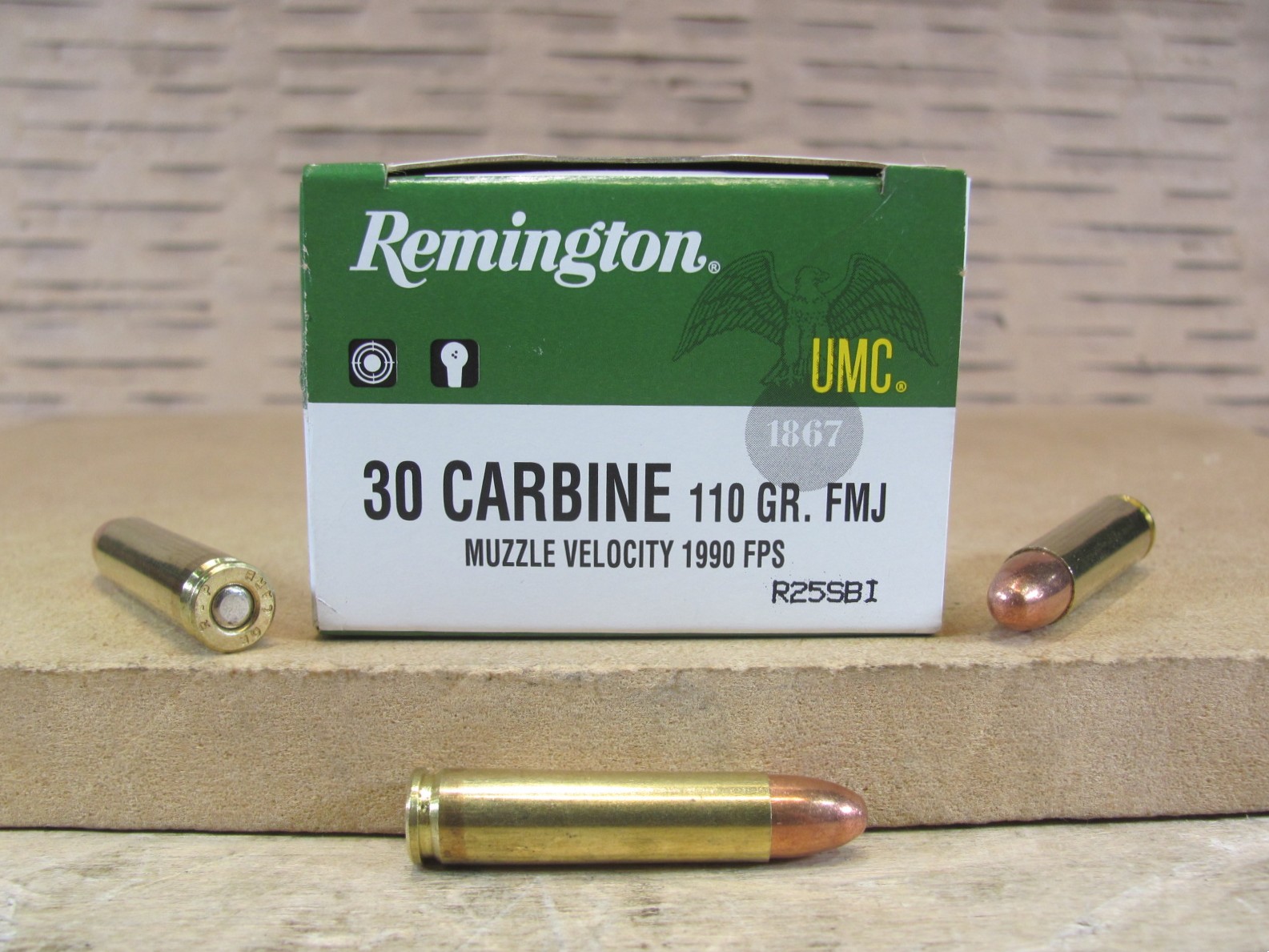 500 Round Case – 30 Cal Carbine 110 Grain FMJ Remington UMC Ammo – L30CR1