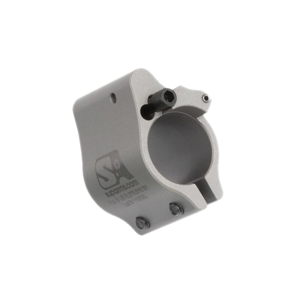 Superlative Arms Clamp-On Direct Impingement Adjustable Gas Block 0.625" x 1", Stainless Steel