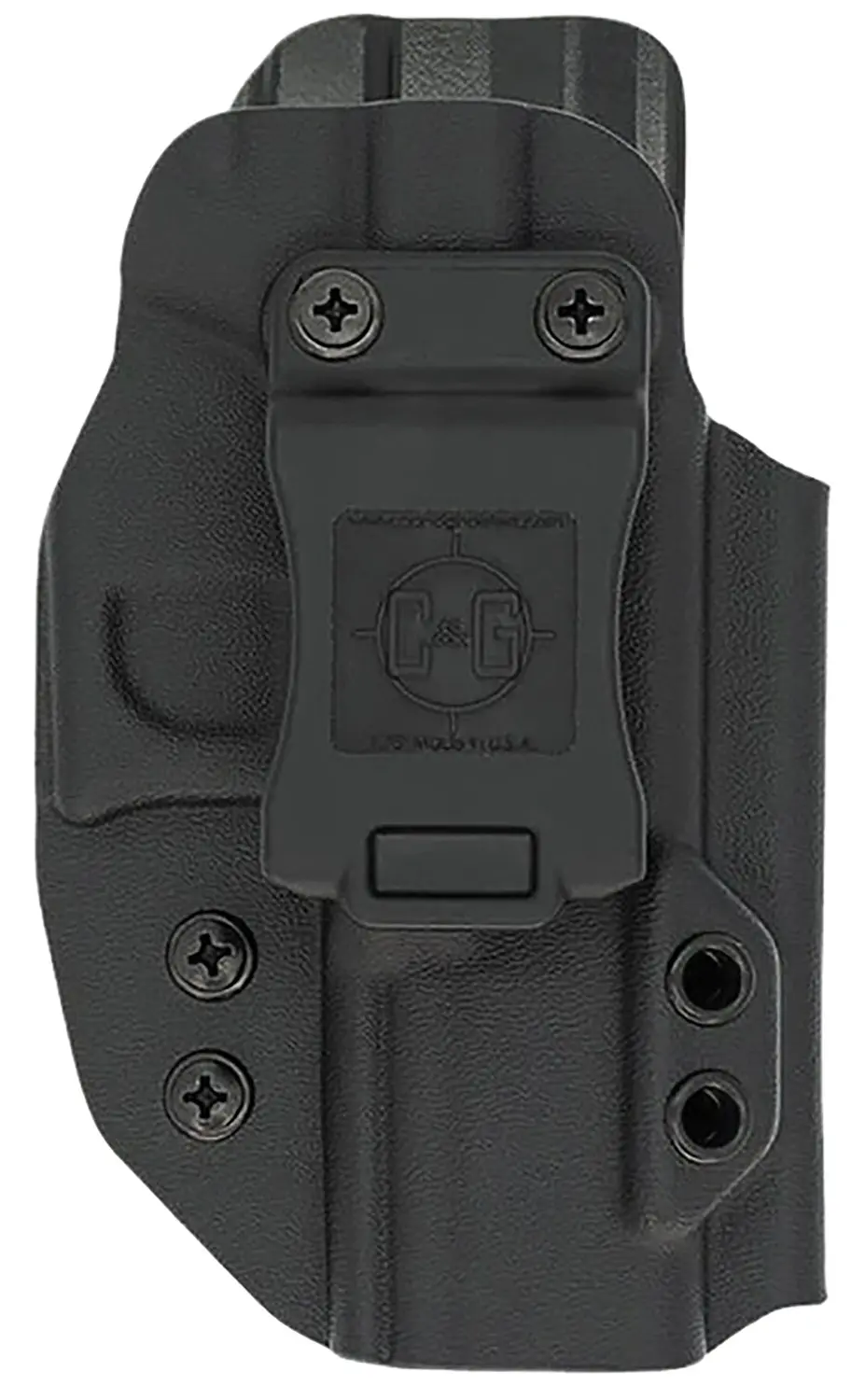 C Holsters 1864100 Covert IWB Black Kydex Belt Clip Fits 1911 3.5" Right Hand