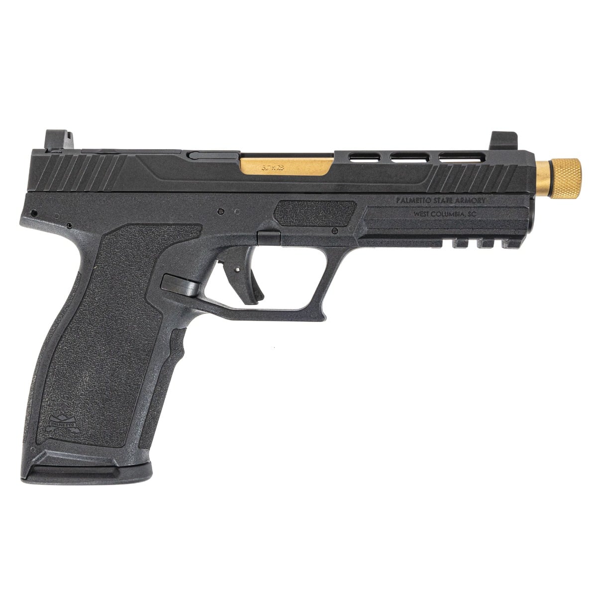 PSA 5.7 Rock Complete RK1 Optics Ready W/ Gold Barrel, Black