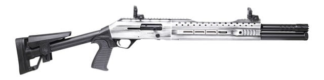 Panzer Arms EG-240 12 Gauge 18.5" 5rd Tactical Shotgun, Brushed Titanium - PAEG240TSTTBRC