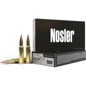 Nosler 60135 Match Grade RDF 6mm Creedmoor 105 gr Hollow Point Boat-Tail (HPBT) - 20rd Box