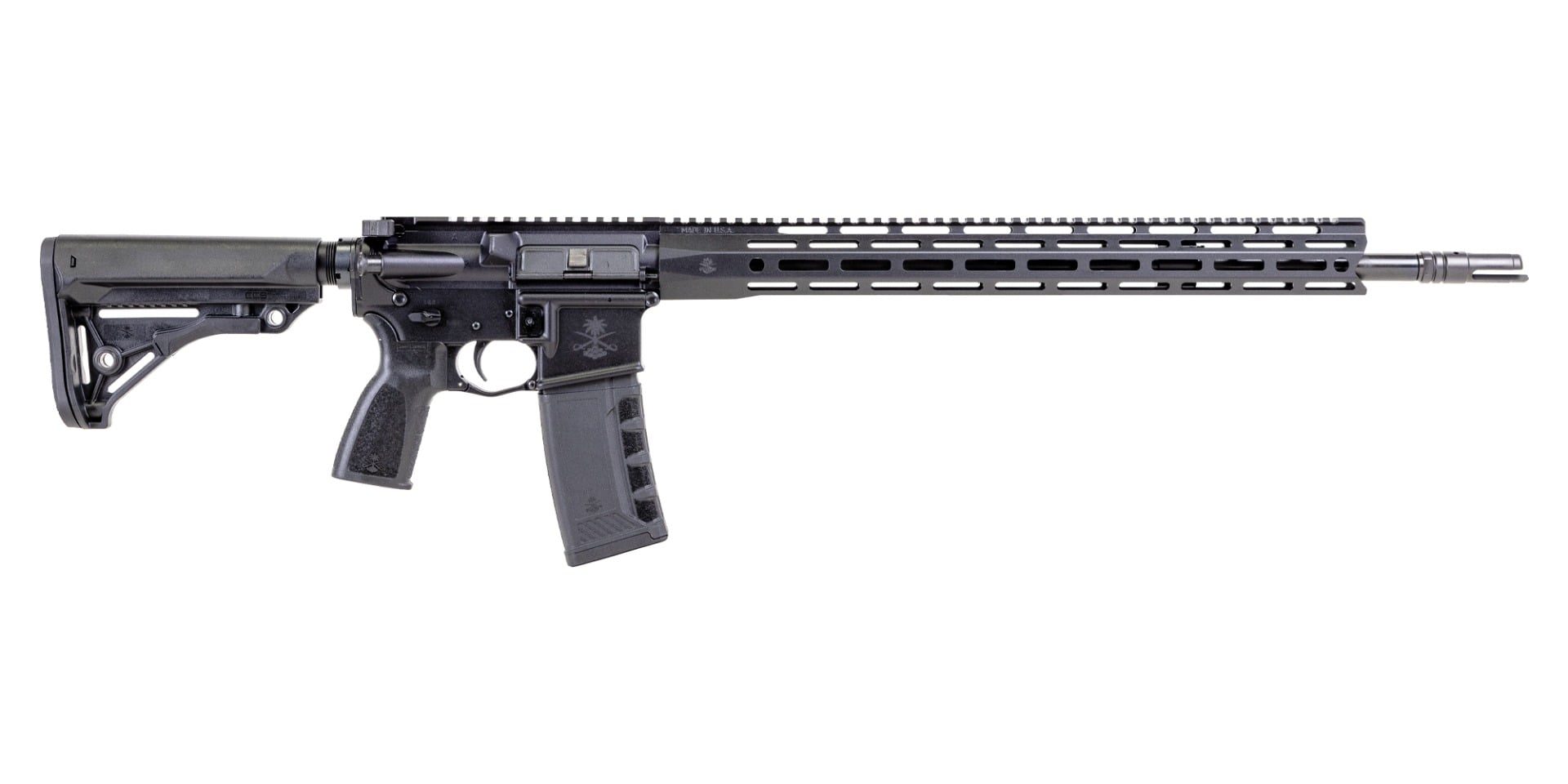 PSA "Sabre" Forged 20" .223 Wylde SS Nitride 18" Sabre Lock Up Rail and Sabre Furniture Rifle