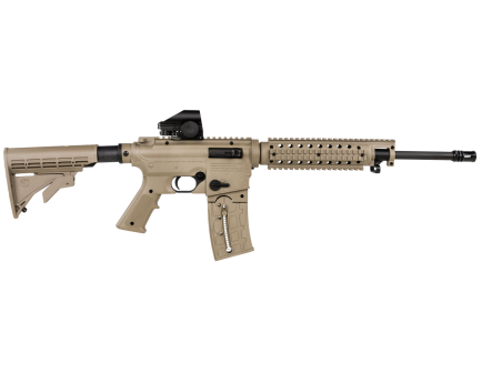 Mossberg 715T Flat Top .22lr Rifle Semi-Auto, FDE W/ Holographic Green Dot Sight - 37240