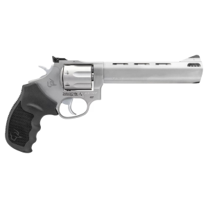 Taurus 2627069 627 Standard 357 Mag 7 Round 6.50 Stainless Steel Black Ribber Grip