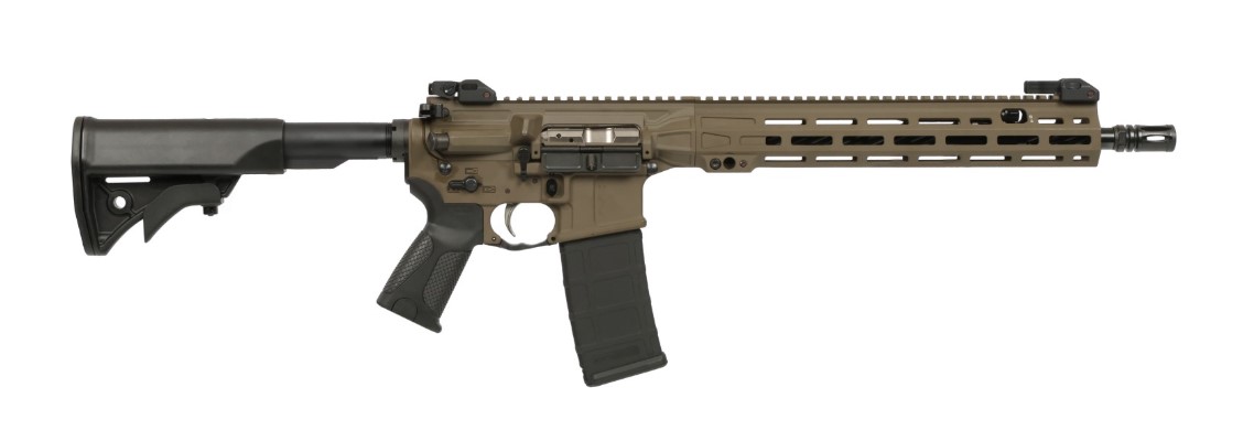 LWRC ICMKII 5.56MM Semi-Auto Rifle Brown 14.7"
