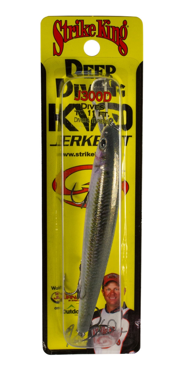 Palmetto State Armory Exclusive: Strike King KVD Deep Diving Jerkbait, Palmetto Blue Back Herring - HCKVDJ300D-701