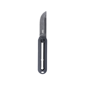 CRKT KatanaX OTF Pocket Knife 2.01" Drop Point D2 Stonewashed Blade Grivory Handle Black