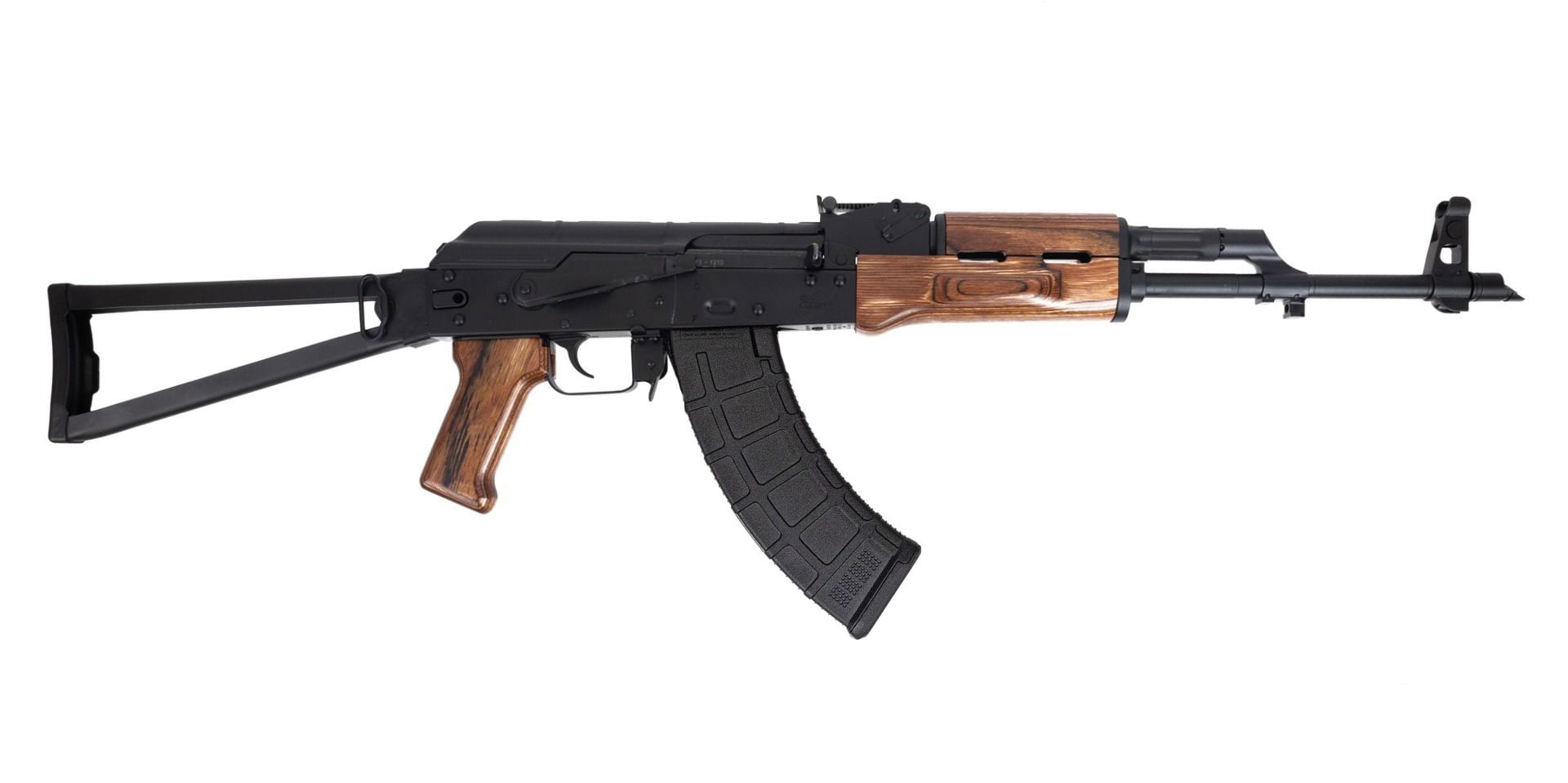 PSA AK-47 GF3 Forged Triangle Side Folding Rifle, Nutmeg