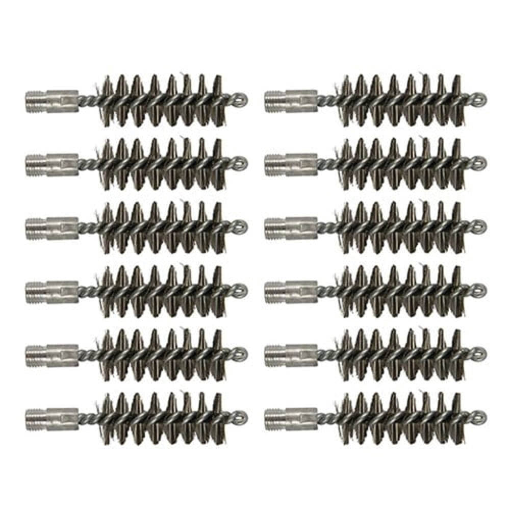 Brownells 20 Gauge 5/16-27 Male Standard Line Bore Brush, Pack of 12