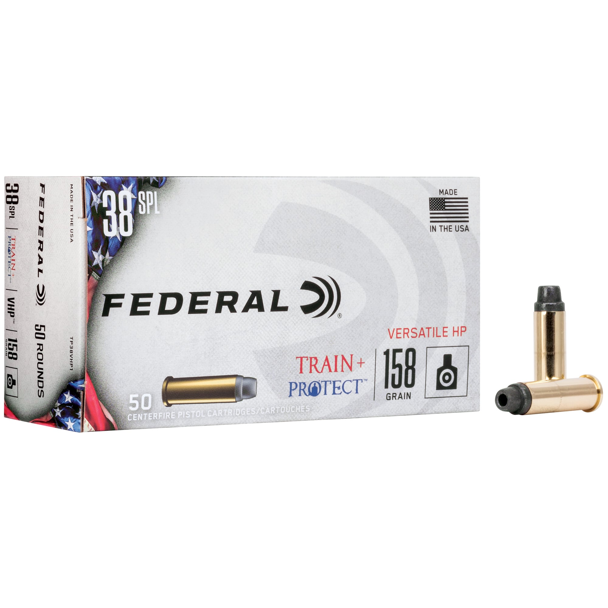 FED TRAIN/PROTCT 38SPL 158GR VHP 50 - No Credit Card Fees - Low, flat rate shipping