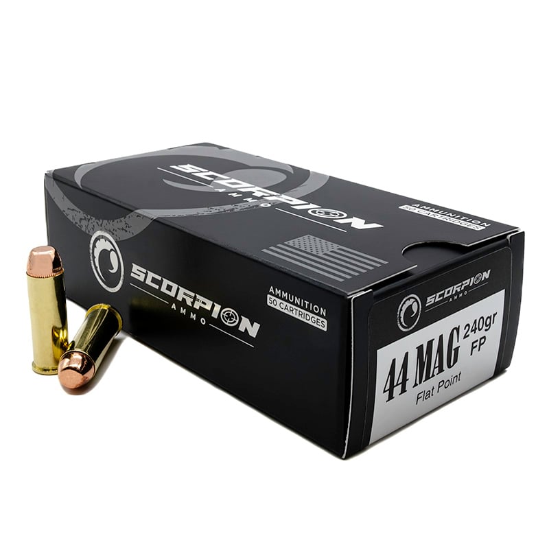 Scorpion Ammo .44 Magnum 240gr FP 50rd - 44M240FP-S50