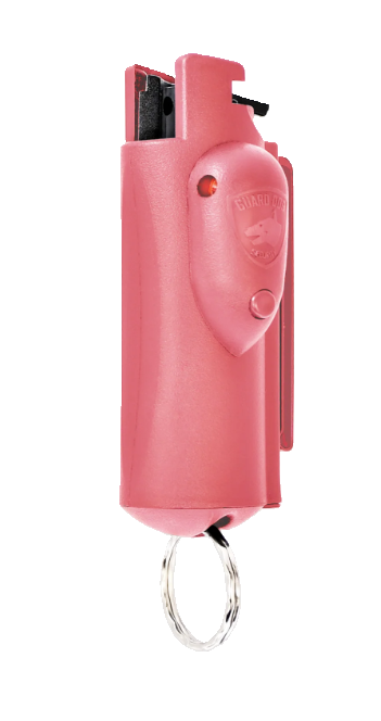 Guard Dog Accufire Laser Target Keychain Pepper Spray with UV Dye, Pink