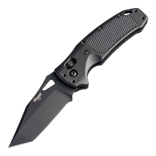 Hogue Sig K320 AXG Pro Folding Knife Tanto Black - Premium, Durable, Lightweight and Reliable Handle - 36364