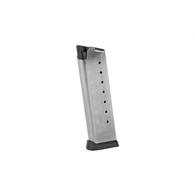Mecgar 45 ACP 8 Round Magazine Fits 1911, Nickel - MGCG4508NPF