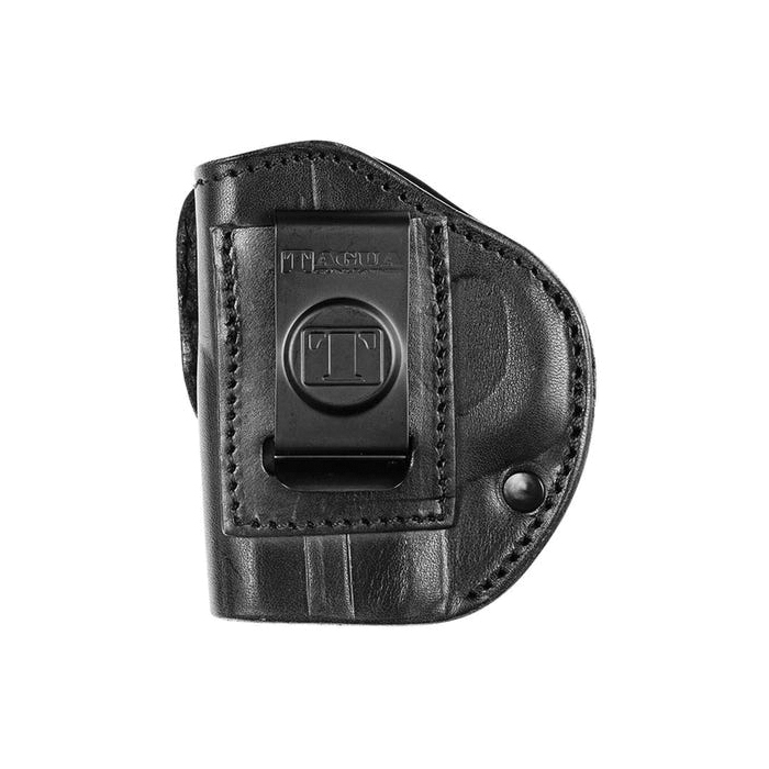 Tagua Texas 1836 Victory Smith & Wesson M&P Bodyguard 380 IWB/OWB Holster RH Leather, Black