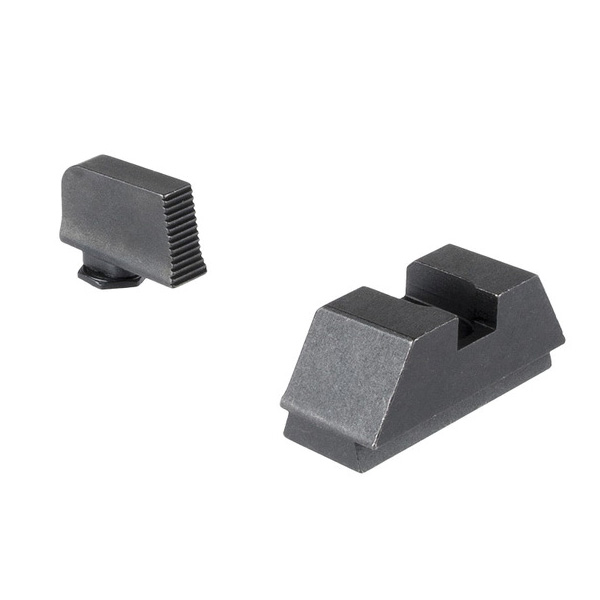 Ameriglo 2X-Large Optic Compatible Sight Set Front/Rear, Black/Black