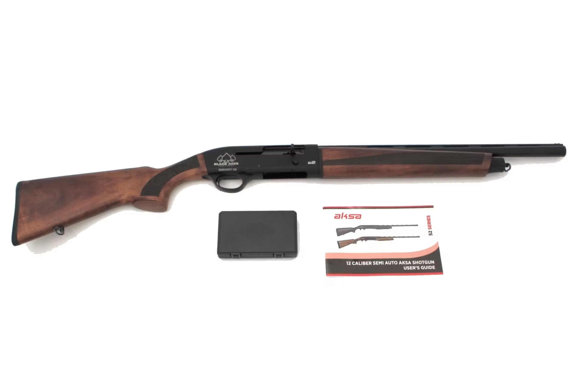 Black Aces Tactical S Max 20ga Semi-Auto Shotgun - 18" - Black/Walnut - 5rd - BATSMAXTWENTY