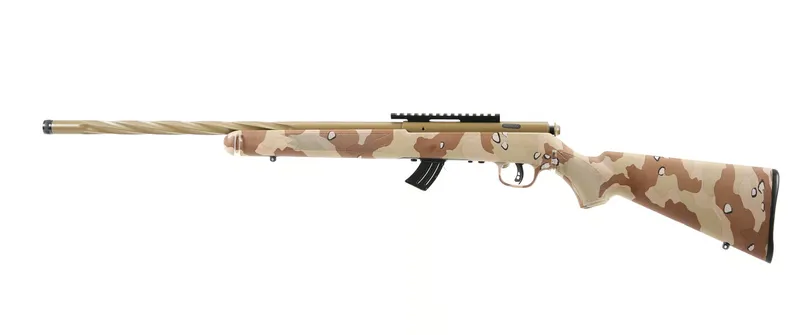 Savage Arms Mark II FV-SR .22 LR Desert Storm Chocolate Chip