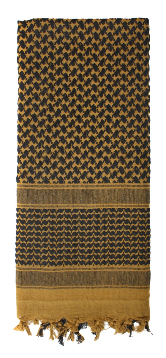 Rothco Shemagh Tactical Desert Keffiyeh Scarf - Coyote Brown