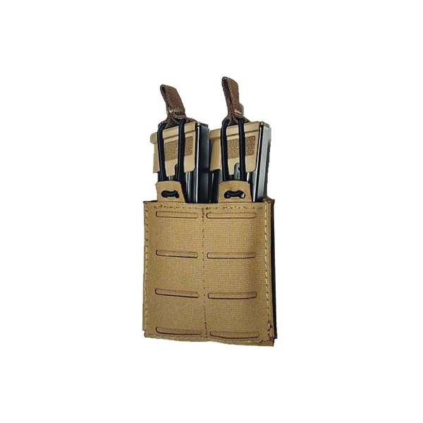 TAC Shield RZR Molle Double Pistol Pouch, Coyote