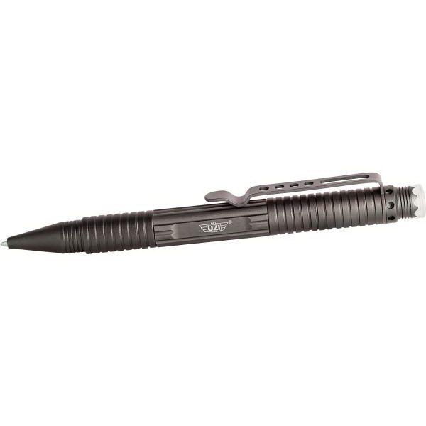 CampCo Aircraft Aluminum Defender Tactical Pen, 6.10" L, Gun Metal Gray - UZITACPEN1GM