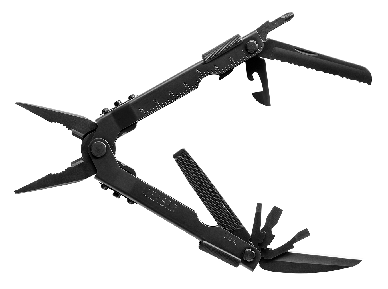 Gerber Multi-Plier 600 Needlenose Multi-Tool, Black - 47550