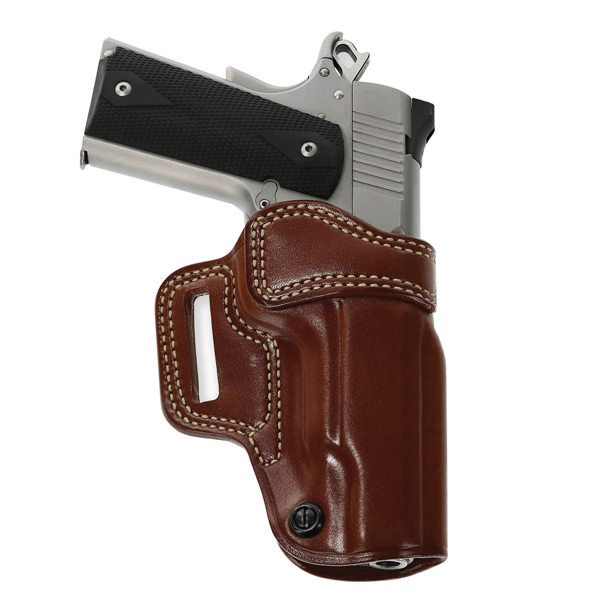 Galco Avenger Kimber 1911 OWB Holster RH - Tan Leather, Classic and Reliable Design for Everyday Use - AV266R
