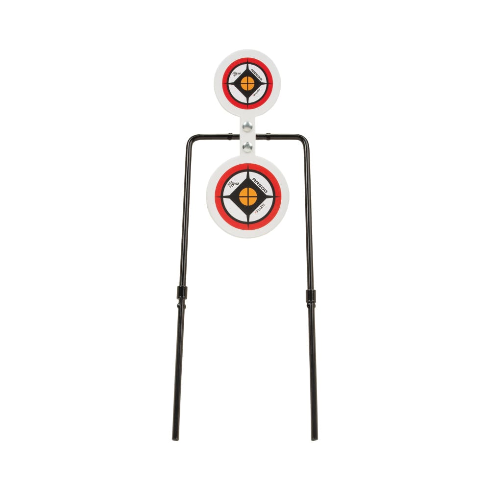 EZ Aim Hardrock AR500 Spinner Target Kit, White/Red/Black