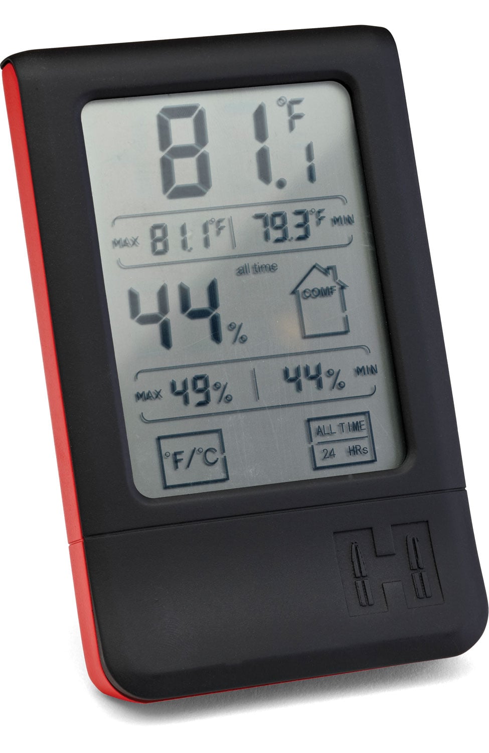 Hornady Black/Red Digital Hygrometer - 95909