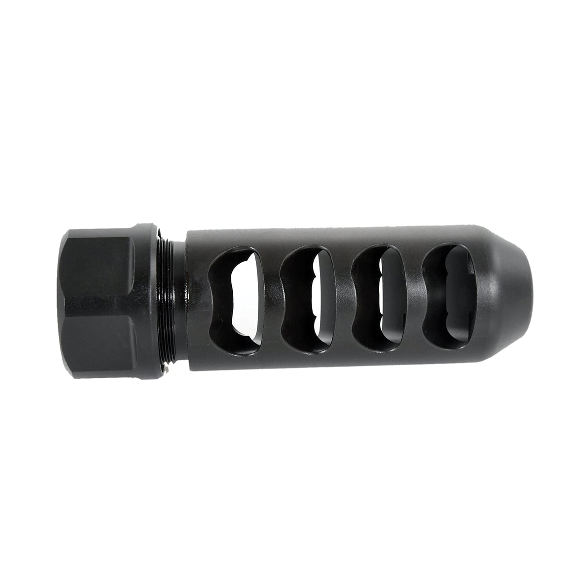 American Precision Arms Gen 2 Fat Bastard Self Timing Muzzle Brake 5/8-24, Black - Ultimate Recoil Management - G2F5838N