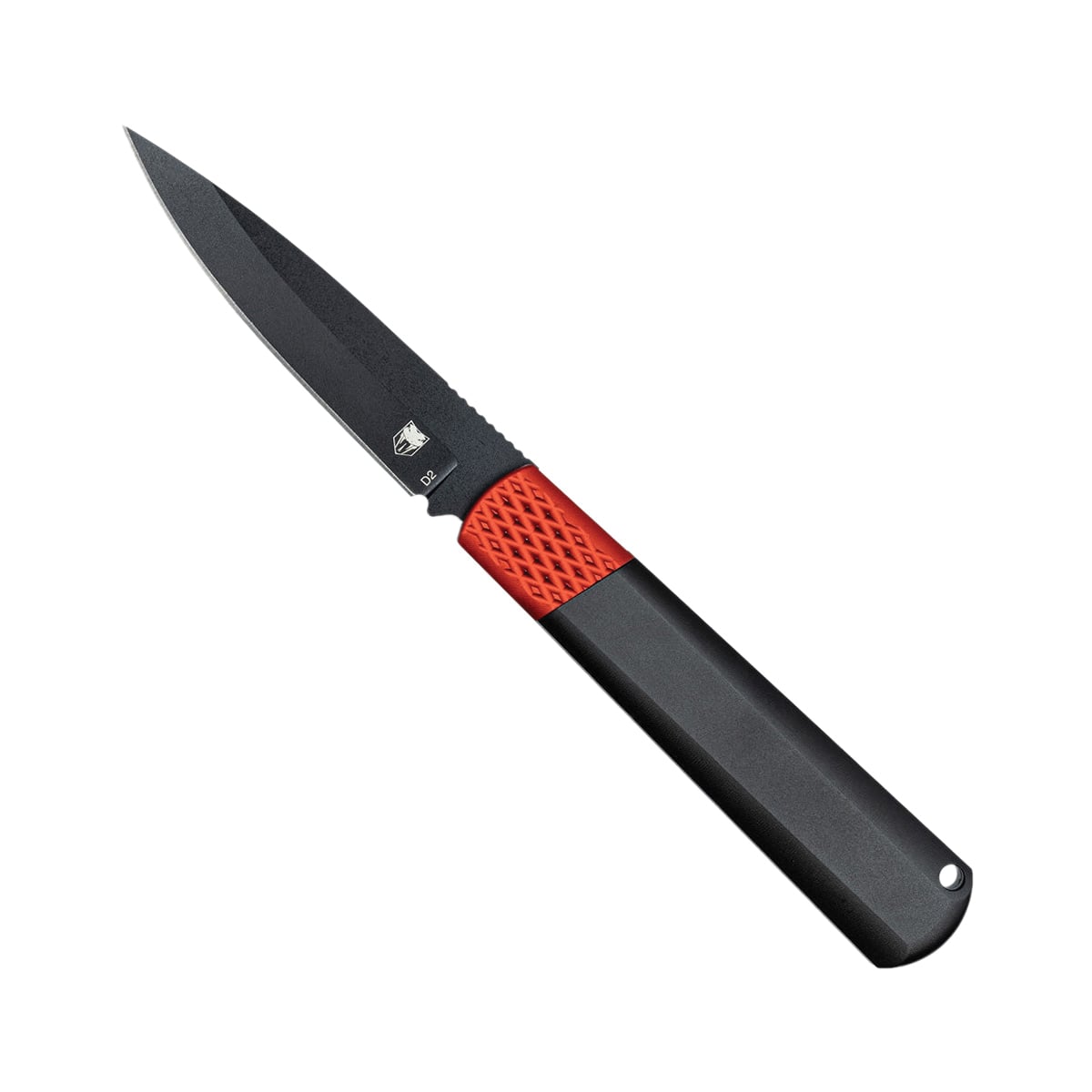 CobraTec Knives Gideon Hidden Release Folding Knife Drop Point Black/Red - Excellent for Tactical and Everyday Use - CTGHRBRB