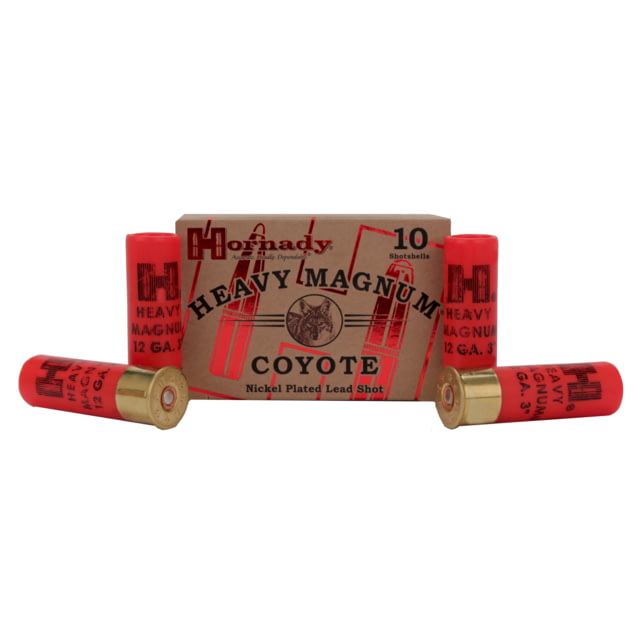 Hornady Heavy Magnum Shotgun 12 Gauge 1 1/2 oz 3 in #00 Buck Centerfire Shotgun Buckshot Ammo 10 Rounds