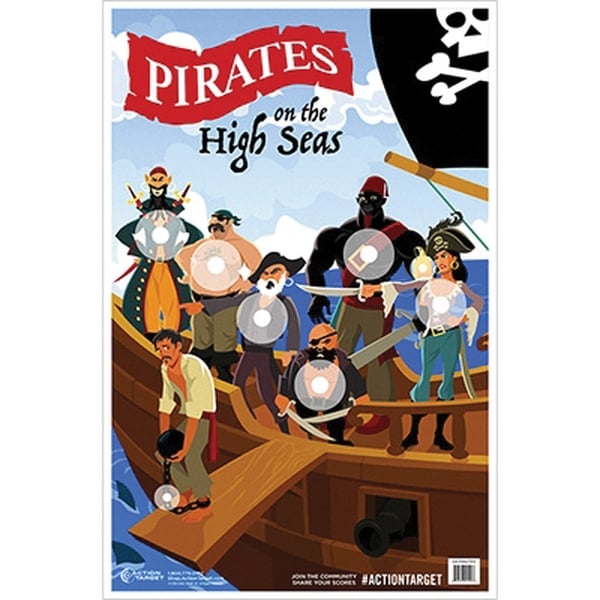 Action Target Pirates on the High Seas Target 23" x 35"