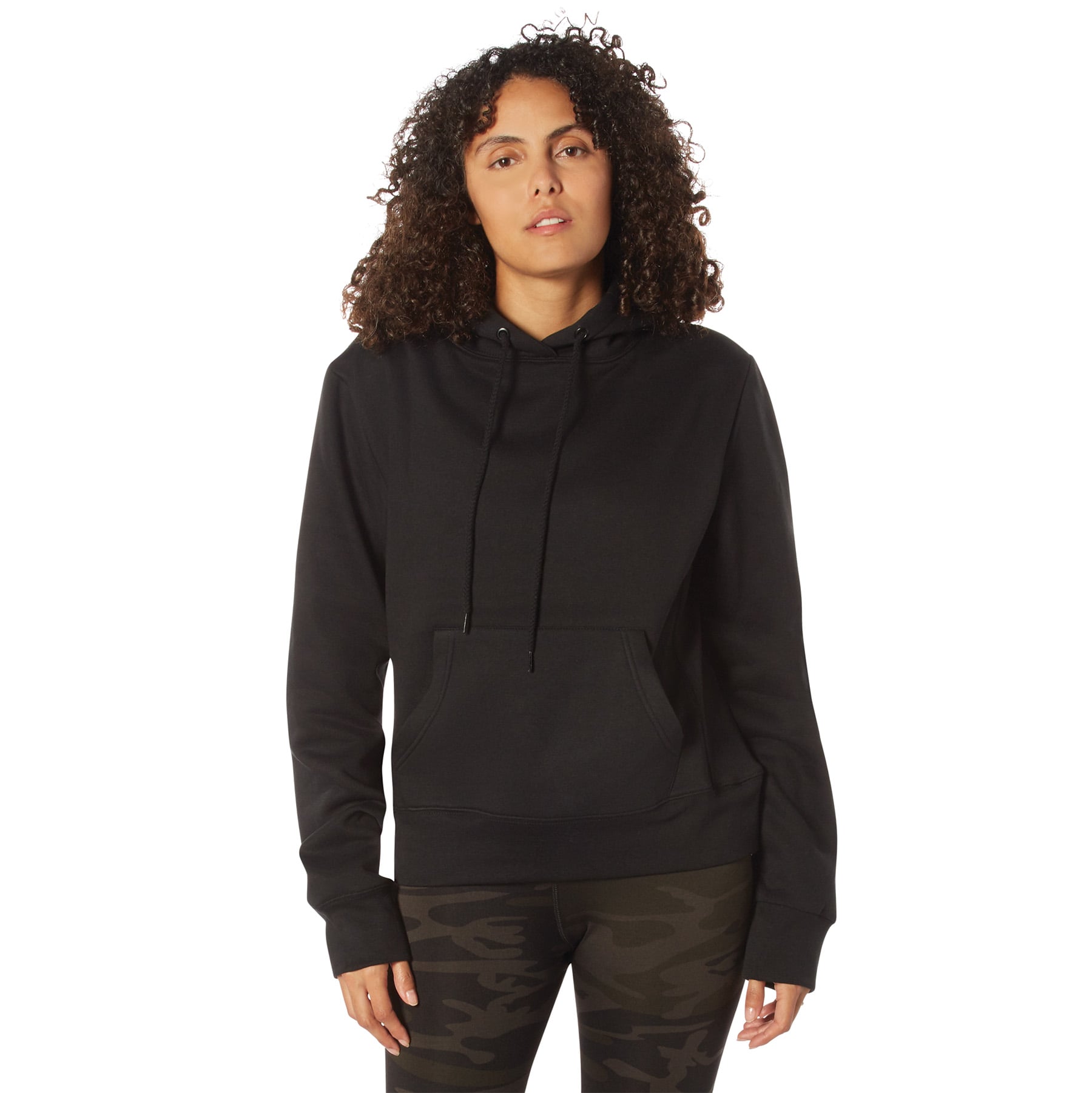 Rothco Womens Every Day Hoodie - Black, 2X-Large