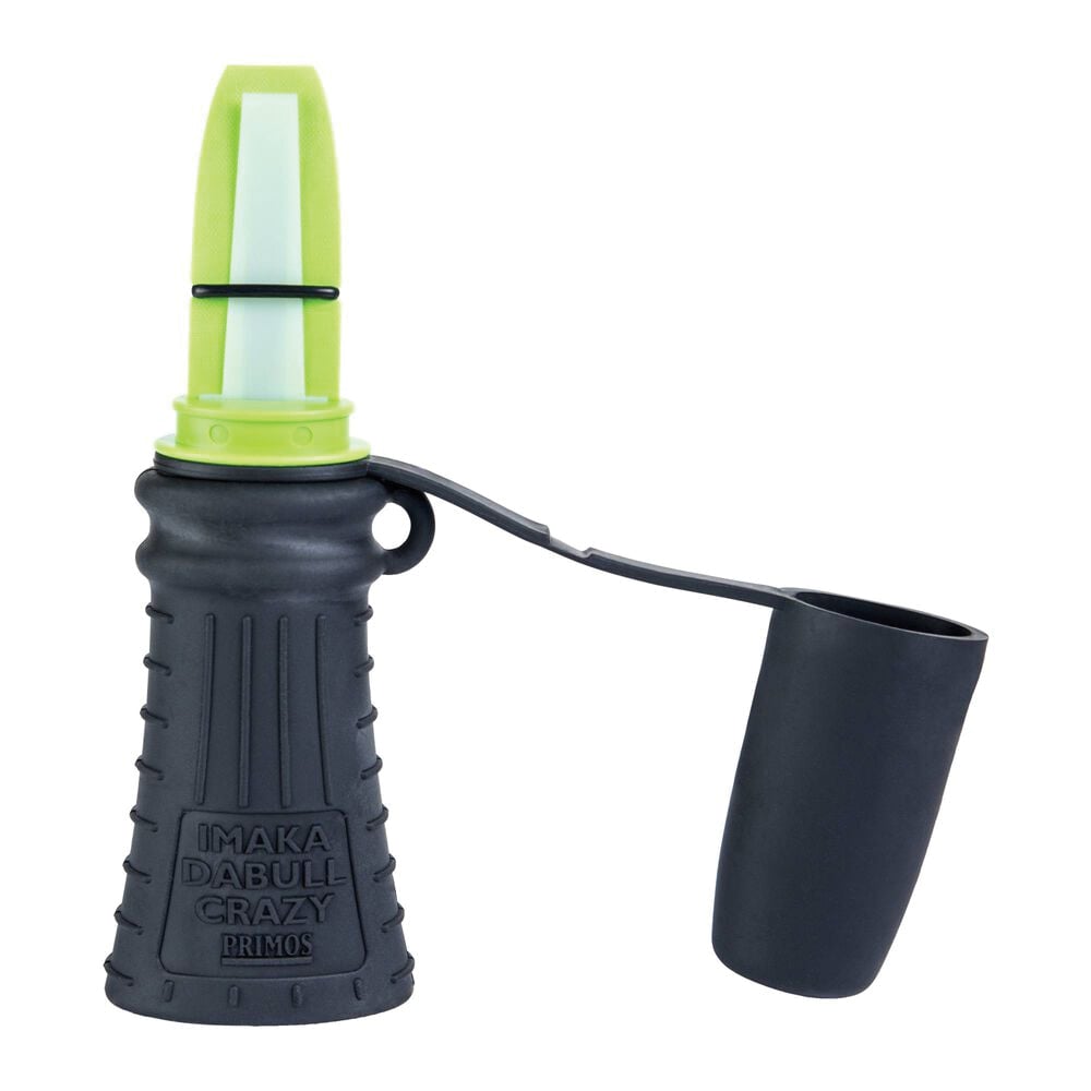 Primos Imaka Da Bull Crazy Cow Elk Long Range Call, Black/Green