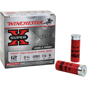 Winchester Ammo WE12GT6 Super X Xpert High Velocity 12GA 2.75\" 1oz #6 Shot - 25sh Box