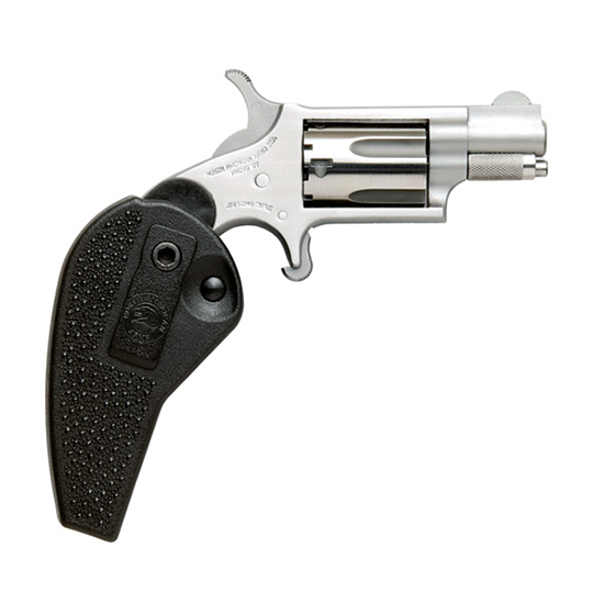 NAA Mini Revolver .22 LR 1 1/8" Stainless Holster Grip