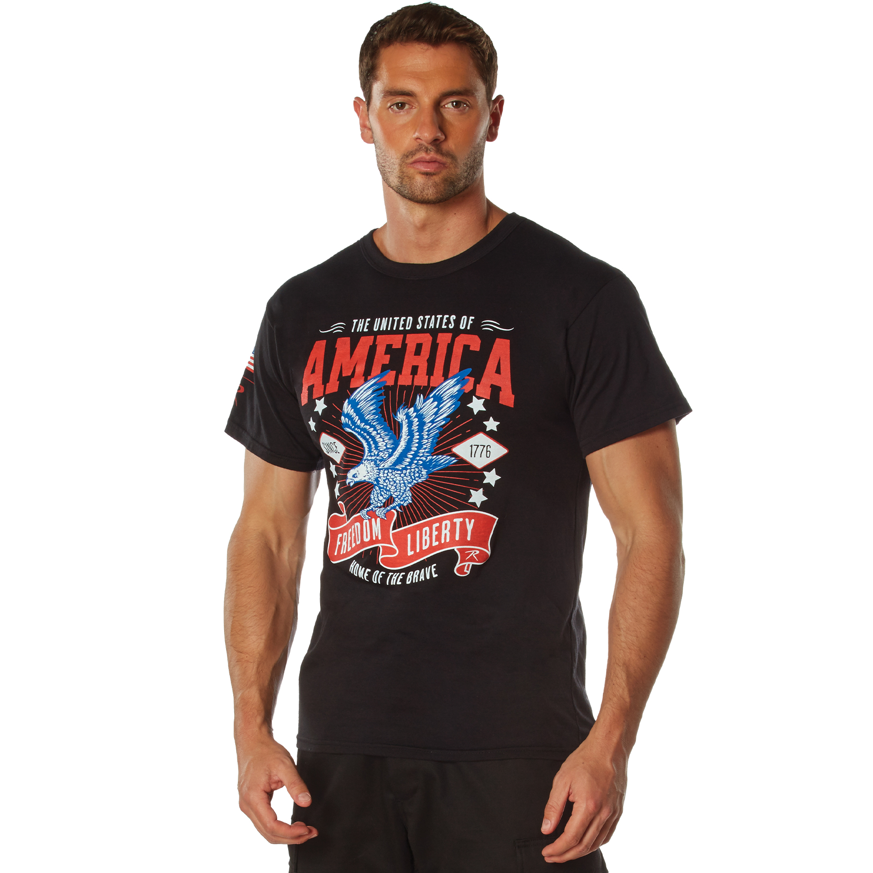 Rothco Freedom Liberty T-Shirt - Black, Medium