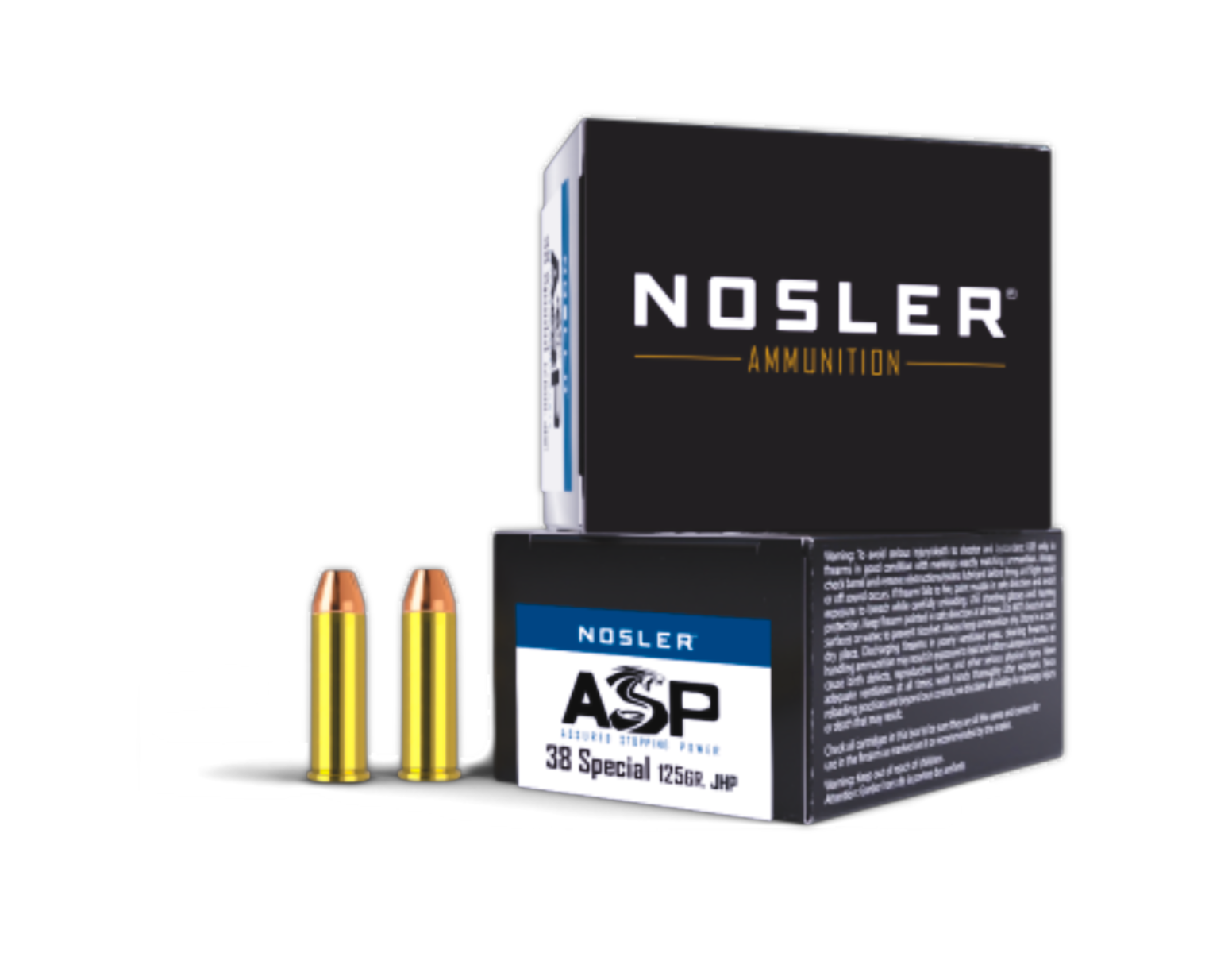 Nosler ASP .38 Special 125 Grain HP Ammo, 20Rds - 40137