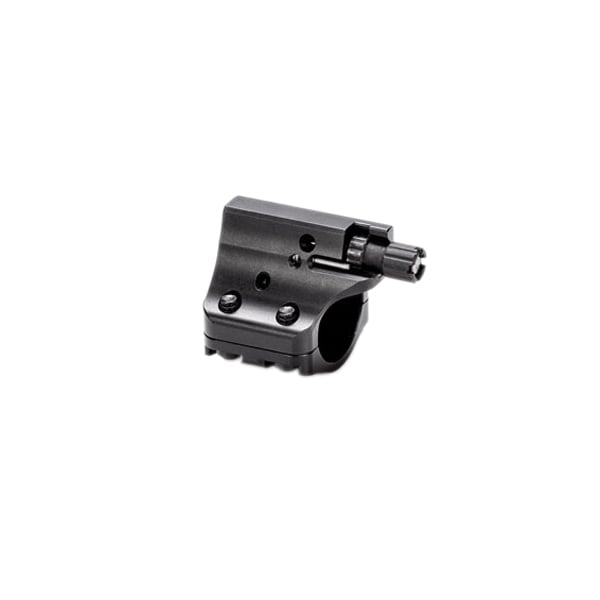 JP Enterprises D2 2-Piece Low-Profile Adjustable Gas Block w/Detent Adjustment 0.75", Black