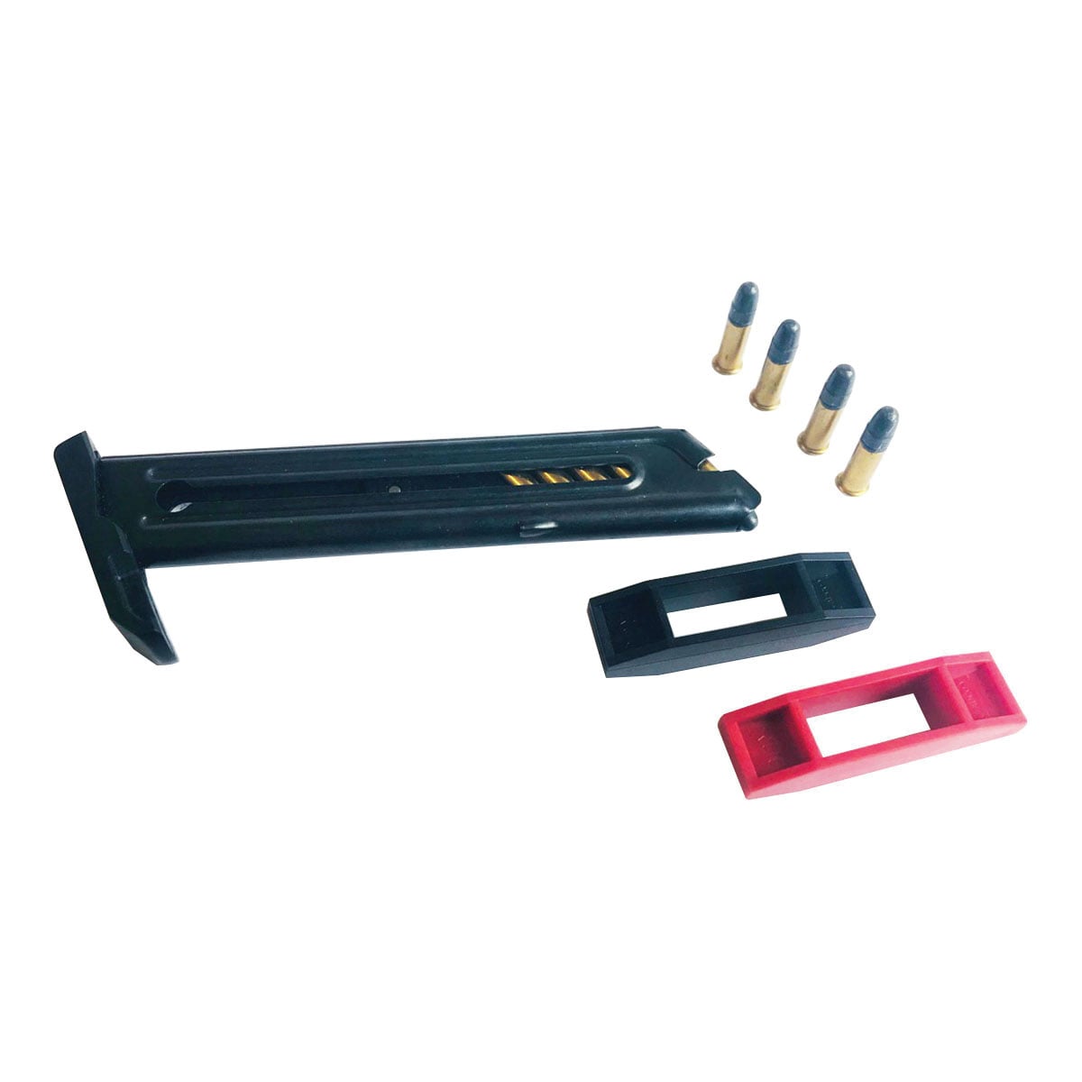 ADCO Super Thumb Junior Ruger/Colt/Browning/High Standard/S&W Mod 22A/S .22lr Polymer Magazine Loader, Black - STJR