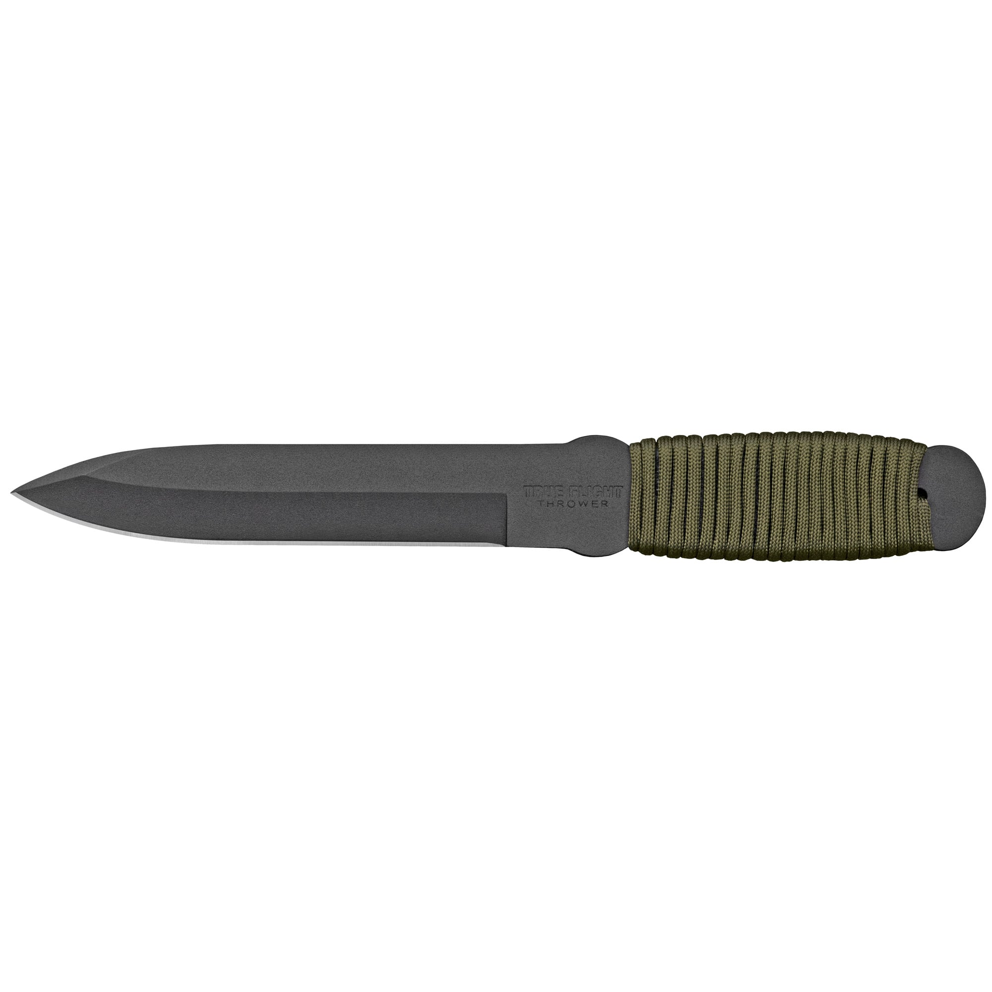 Cold Steel True Flight Thrower 6.75" Fixed Blade Knife, Black - CS80TFTC