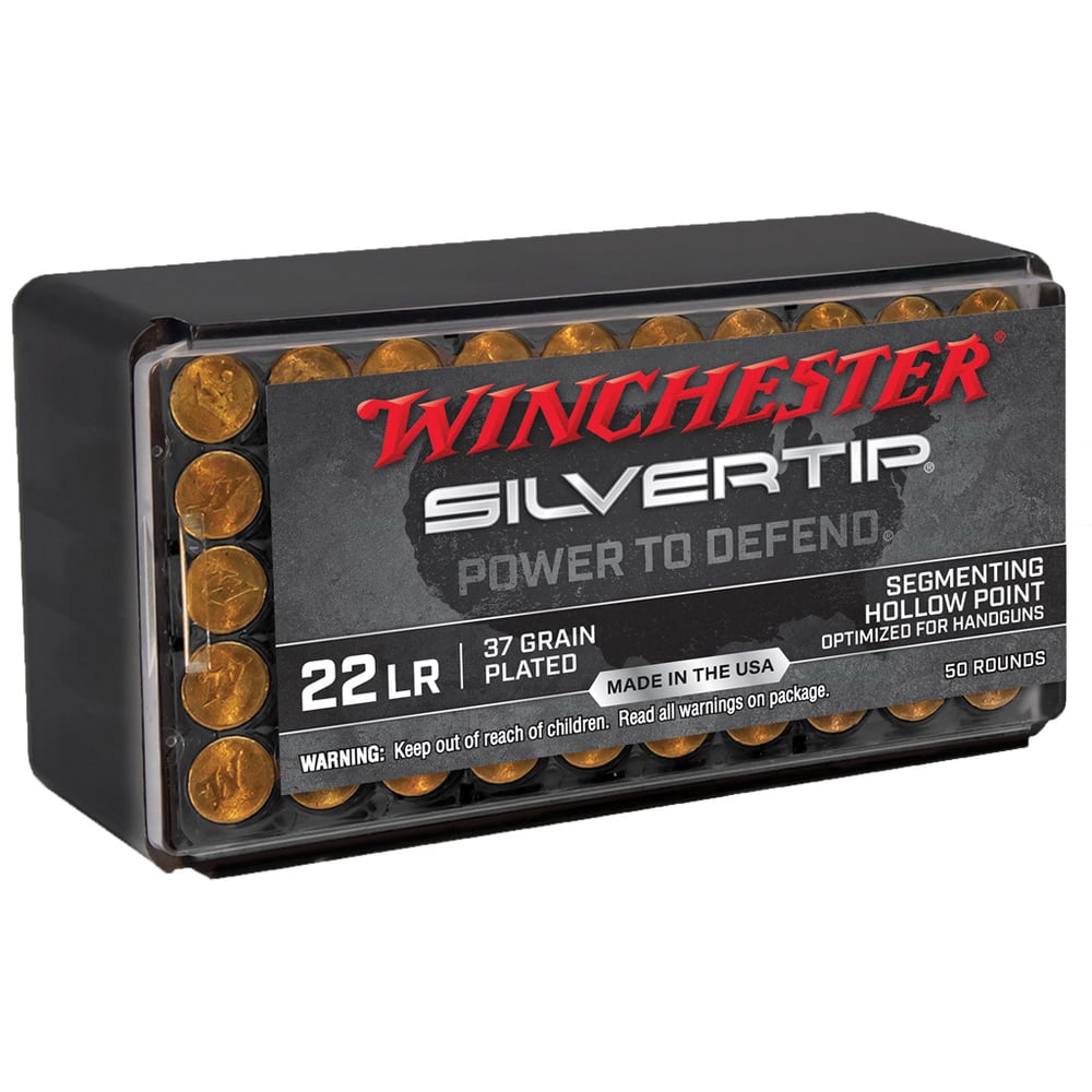 WINCHESTER SILVERTIP 22LR 37G HP 50RD - No Credit Card Fees - Low, flat rate shipping