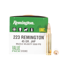 Remington UMC 223 Rem 45gr JHP - Box of 20