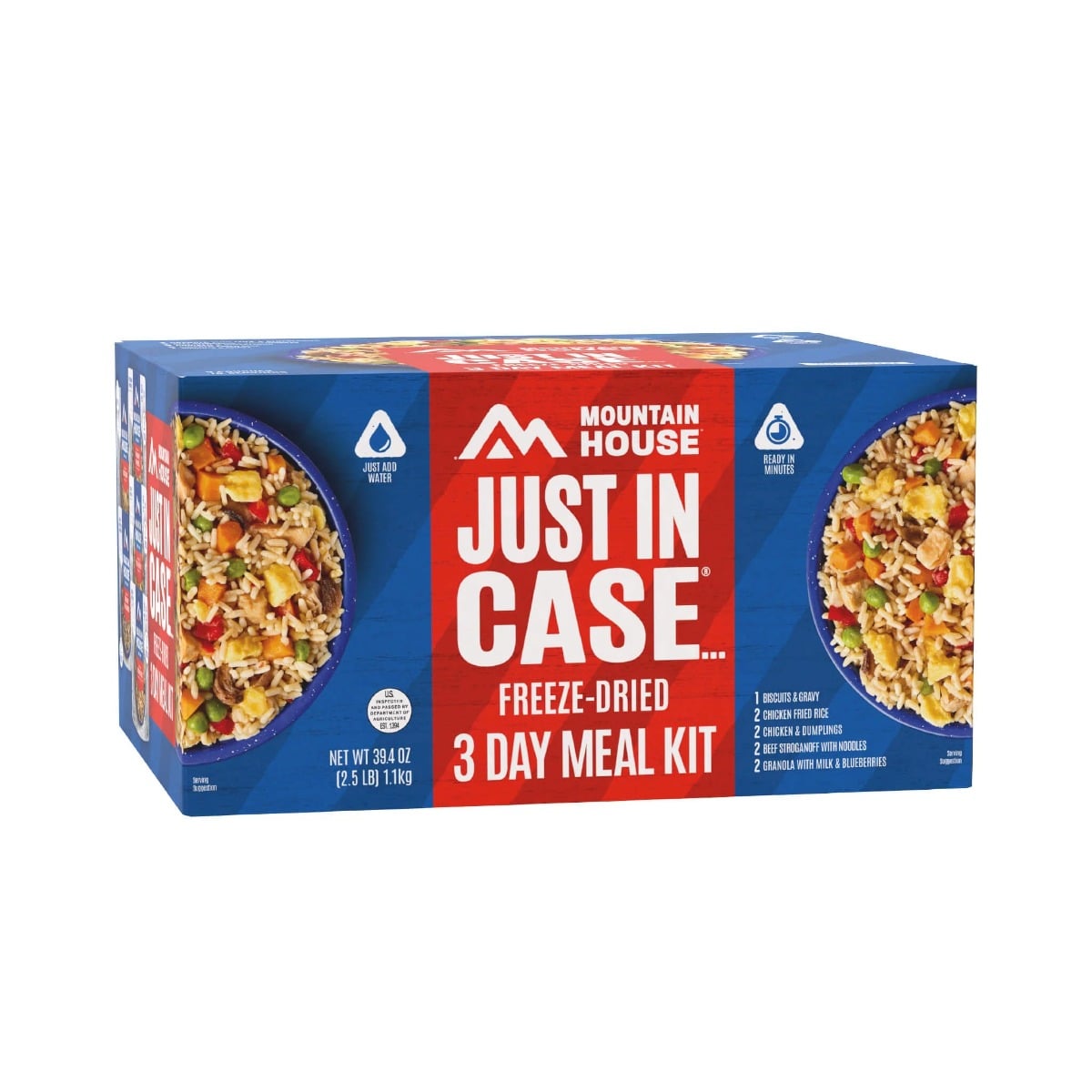 Mountain House Just In Case Emergency 3 Day Freeze Dried Food Supply - 83608