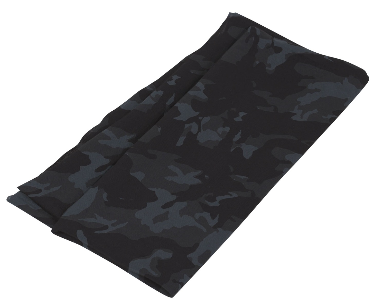 Rothco Multi-Use Neck Gaiter And Face Covering Tactical Wrap - Black Camo